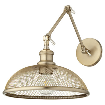 Omni One Light Wall Mount in Aged Brass (19|541280)