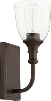 Richmond One Light Wall Mount in Oiled Bronze w/ Clear/Seeded (19|54111186)