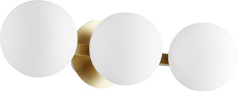 Jasper Three Light Vanity in Aged Brass (19|539380)