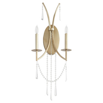 Malin Two Light Wall Mount in Antique Silver (19|528260)