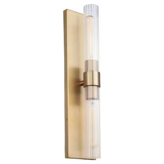 Sheridan Two Light Wall Mount in Aged Brass (19|522280)