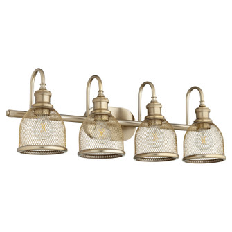 Omni Four Light Vanity in Aged Brass (19|5212480)