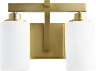 Lancaster Two Light Vanity in Aged Brass (19|5207280)