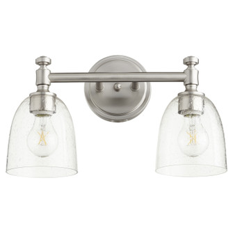 Rossington Two Light Vanity in Satin Nickel w/ Clear/Seeded (19|51222265)