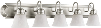 Campbell Five Light Vanity in Satin Nickel (19|50945165)