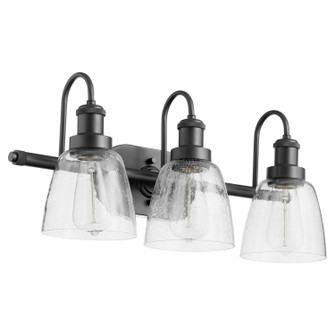 Hollis Three Light Vanity in Matte Black (19|508359)