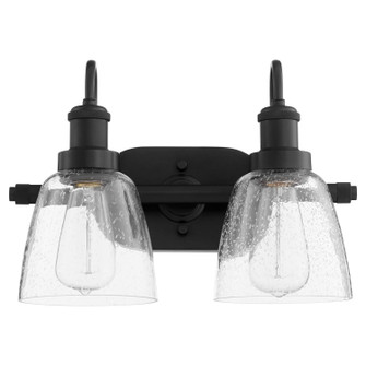 Hollis Two Light Vanity in Matte Black (19|508259)