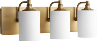Celeste Three Light Vanity in Aged Brass (19|5009380)