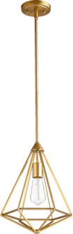 Bennett One Light Pendant in Aged Brass (19|331180)