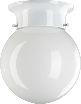 Ball Ceiling Mounts One Light Ceiling Mount in White (19|330866)