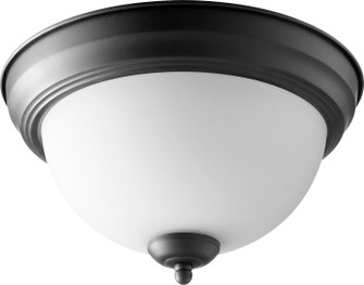 3063 Ceiling Mounts Two Light Ceiling Mount in Textured Black|Satin Opal (19|30631169)