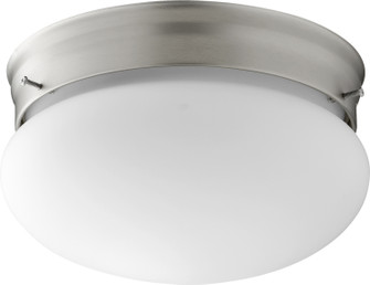 3023 Opal Mushrooms One Light Ceiling Mount in Satin Nickel w/ Satin Opal (19|3023665)