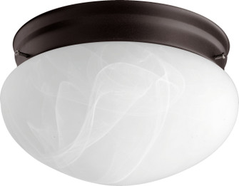 3021 Faux Alabaster Mushrooms Two Light Ceiling Mount in Oiled Bronze (19|3021886)