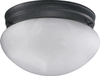 3021 Faux Alabaster Mushrooms Two Light Ceiling Mount in Toasted Sienna (19|3021844)