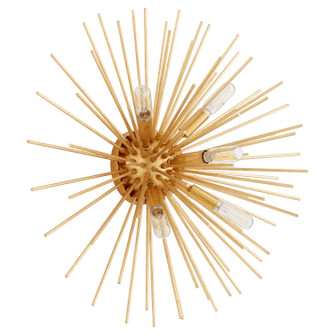 Electra Five Light Ceiling Mount in Gold Leaf (19|300574)