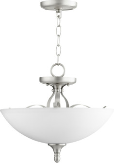 Jardin Three Light Dual Mount in Satin Nickel (19|28271565)