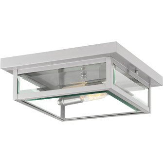 Westover Two Light Flush Mount in Stainless Steel (10|WVR1312SS)