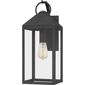 Thorpe One Light Outdoor Wall Mount in Mottled Black (10|TPE8408MB)