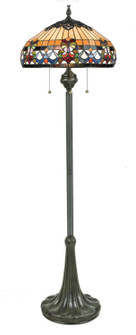 Belle Fleur Three Light Floor Lamp in Vintage Bronze (10|TFBF9362VB)