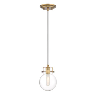 Sidwell One Light Mini Pendant in Weathered Brass (10|SDL1506WS)