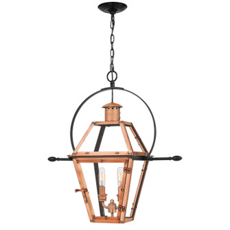 Rue De Royal Two Light Outdoor Hanging Lantern in Aged Copper (10|RO1911AC)