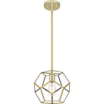 Quoizel Piccolo Pendant One Light Mini Pendant in Polished Brass (10|QPP5593B)