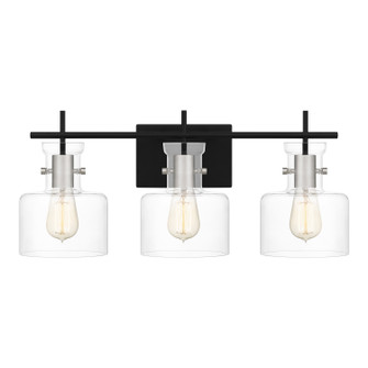 Pensbury Three Light Bath in Matte Black (10|PEN8622MBK)