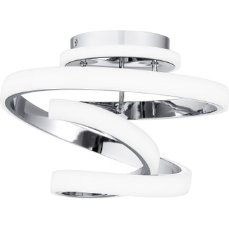 Aviva LED Semi Flush Mount in Polished Chrome (10|PCAVI1713C)