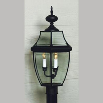 Newbury Four Light Outdoor Post Mount in Mystic Black (10|NY9045K)