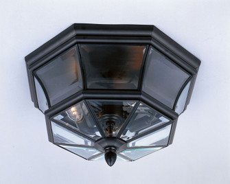 Newbury Three Light Outdoor Flush Mount in Mystic Black (10|NY1794K)