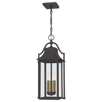 Manning Three Light Outdoor Hanging Lantern in Western Bronze (10|MAN1911WT)
