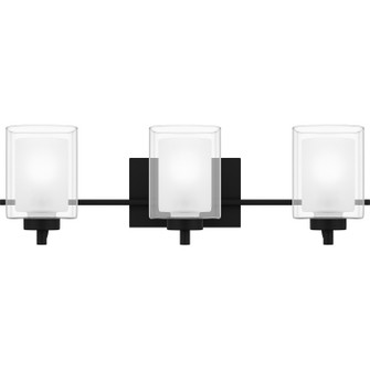 Kolt Three Light Bath in Matte Black (10|KLT8903MBK)