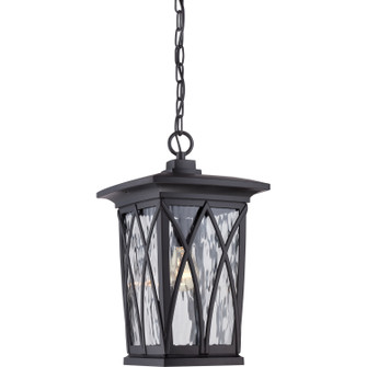 Grover One Light Outdoor Hanging Lantern in Mystic Black (10|GVR1910K)