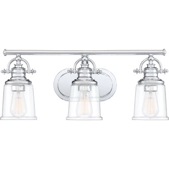 Grant Three Light Bath Fixture in Polished Chrome (10|GRT8603C)