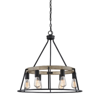 Brockton Six Light Chandelier in Grey Ash (10|BRT5006GK)