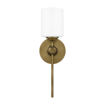 Aria One Light Wall Sconce in Weathered Brass (10|ARI8605WS)