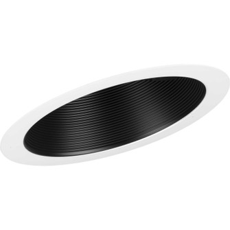 6In Recessed Slope One Light Baffle Trim in Black (54|P806008031)