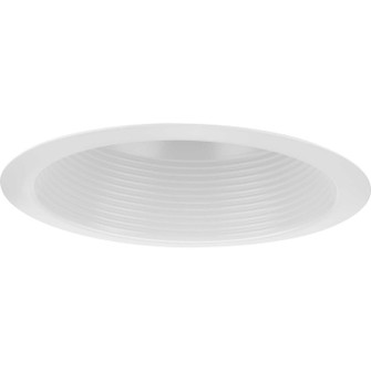 6In Recessed Shallow One Light Baffle Trim in Satin White (54|P806006028)