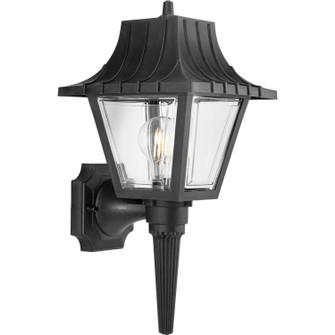 Mansard One Light Wall Lantern in Black (54|P581531)