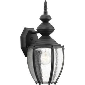 Roman Coach One Light Wall Lantern in Black (54|P576531)