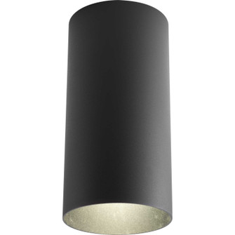 Cylinder One Light Outdoor Ceiling Mount in Black (54|P574131)