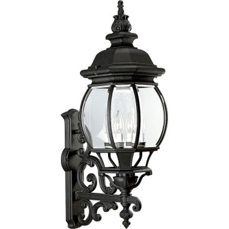 Onion Lantern Four Light Wall Lantern in Textured Black (54|P570131)