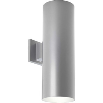 Cylinder Two Light Wall Lantern in Metallic Gray (54|P564282)