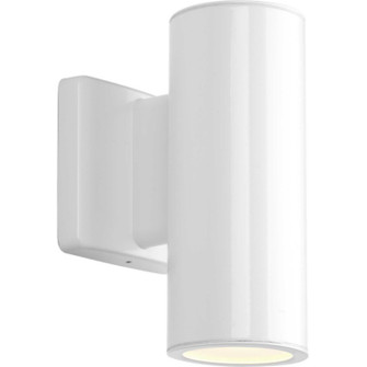 3In Cylinders LED Wall Lantern in White (54|P56300103030K)