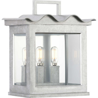 Point Dume-Seamoor Two Light Outdoor Wall Lantern in Galvanized (54|P560297141)