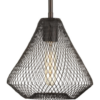 Mesh One Light Mini Pendant in Antique Bronze (54|P533820)