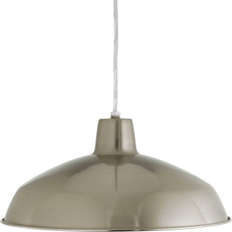 Metal Shade Pendant One Light Pendant in Brushed Nickel (54|P509409)