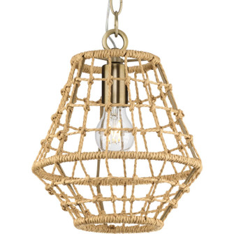 Laila One Light Pendant in Vintage Brass (54|P500423163)