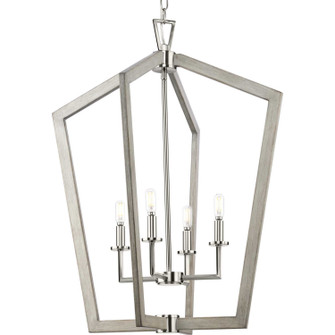 Galloway Four Light Foyer Pendant in Brushed Nickel (54|P500378009)