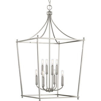 Parkhurst Eight Light Foyer Chandelier in Brushed Nickel (54|P500371009)